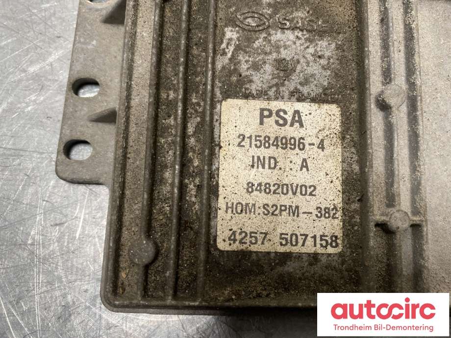 Styreenhet motor til Citroën Berlingo 2002-2008 (Type I, Fase 2)  (9656050880|1940KJ|194411)
