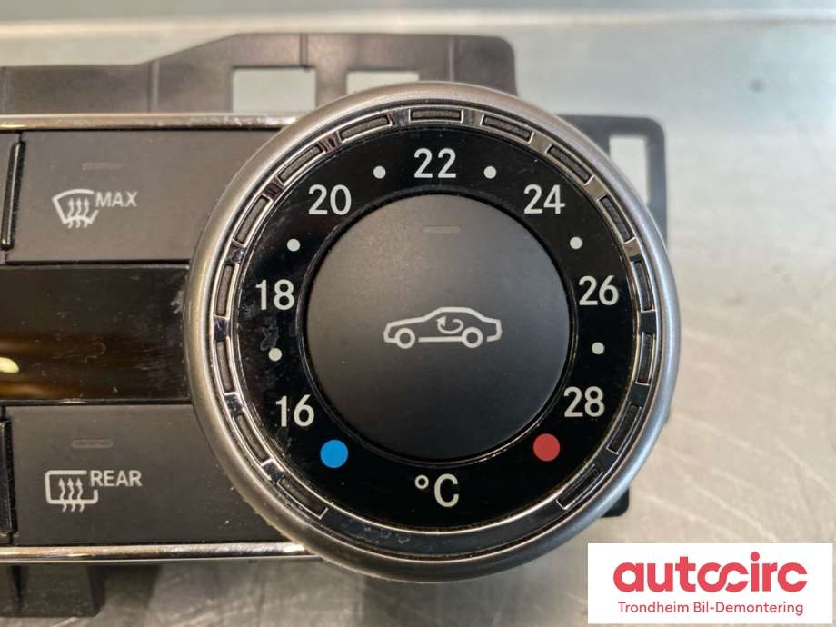 Varmeapparat betjening til Mercedes GLK 2008-2015 (X204) (X204) (A 204 830 57 90|A 204 900 07 07|)