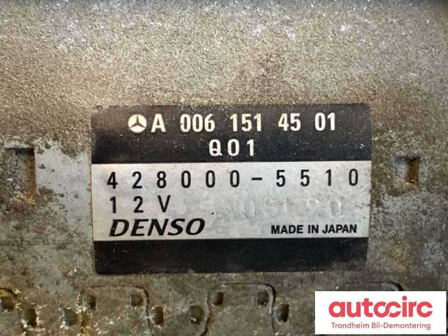 Starter diesel til Mercedes GLK 2008-2015 (X204) (X204) (A 006 151 45 01|)