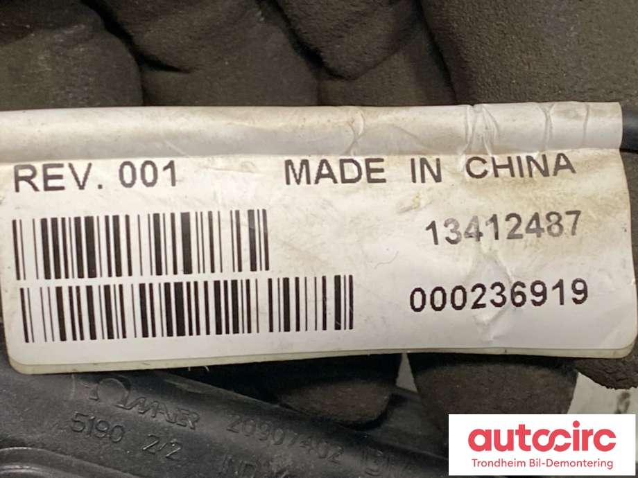 Parkeringskamera bak til Opel Zafira Tourer 2012-2018  (13412487|13391274|)