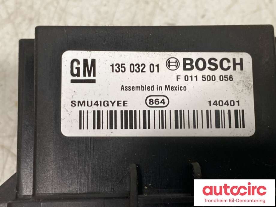 Varmeapparat motstand til Opel Zafira Tourer 2012-2018  (BOSCH|13503201|F011500056|13598091)