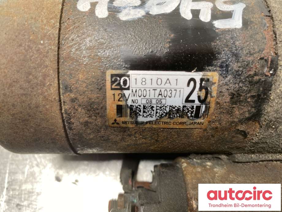 Starter diesel til Mitsubishi Outlander 2010-2012 (Type II, Fase 2)  (1810A125|)