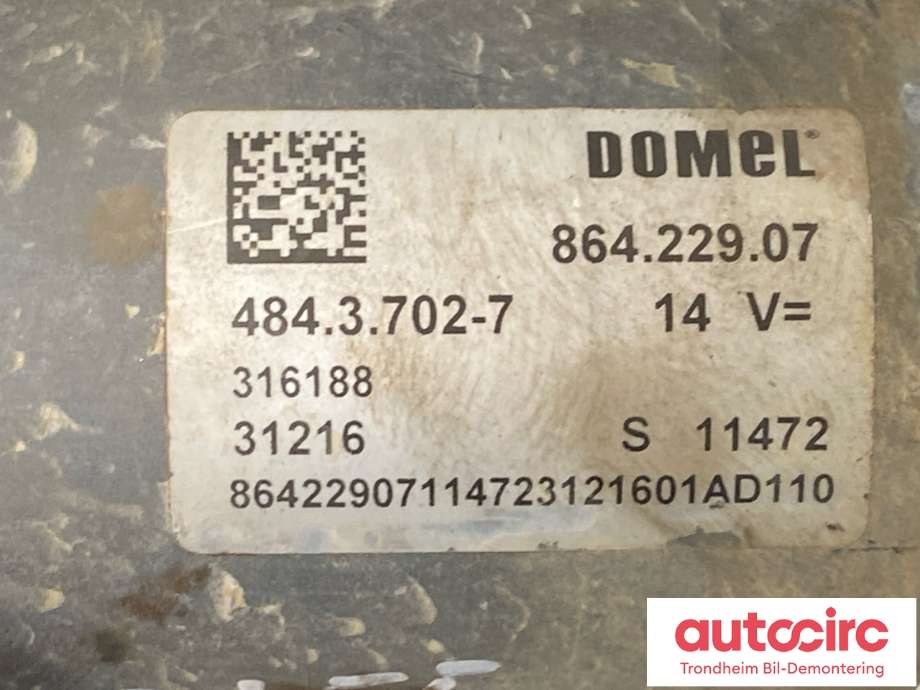 Vakuumpumpe til Renault Kangoo 2008-2021 (Type II)  (DOMEL|146501049R|A4534300132|)