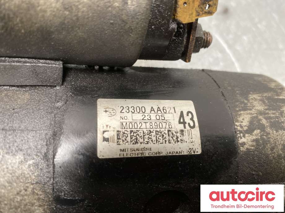 Starter diesel til Subaru XV 2012-2017 (Type I)  (23300AA621|)
