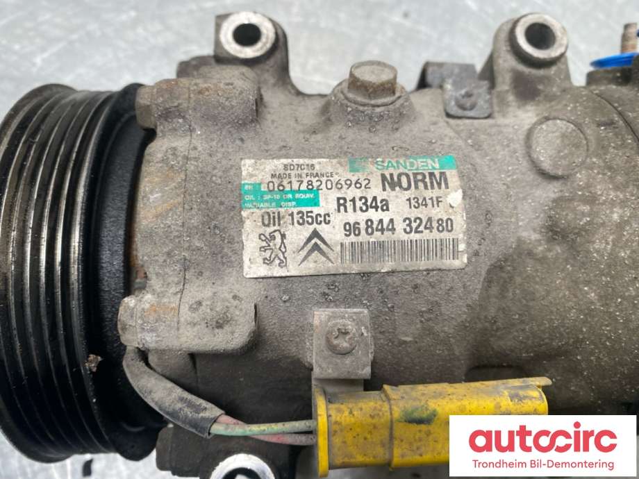Aircondition radiator til Citroën C4, Picasso 2006-2013 (Type I)  (SANDEN|9684432480|6453ZA|9825868180)