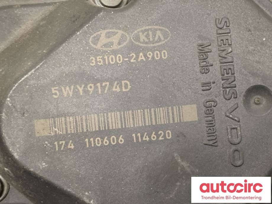 Spjeldhus til Hyundai i40 2012-2017  (SIEMENS VDO|351002A900|35100-2A900|5WY9174D)