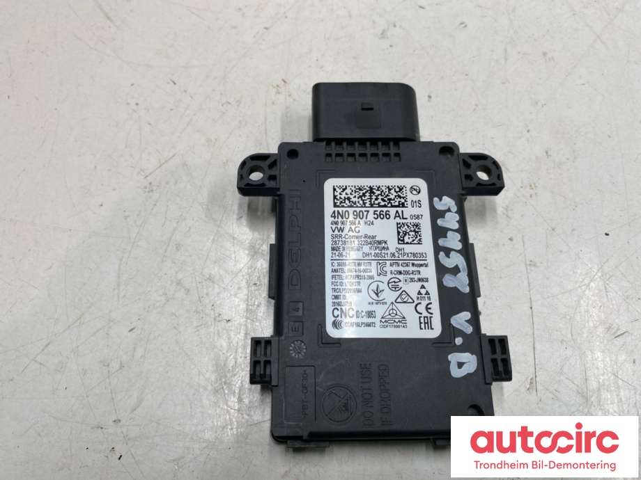 Sensor blindsone til Audi e-tron, 2018-->> (VENSTRE|4N0907566AL)