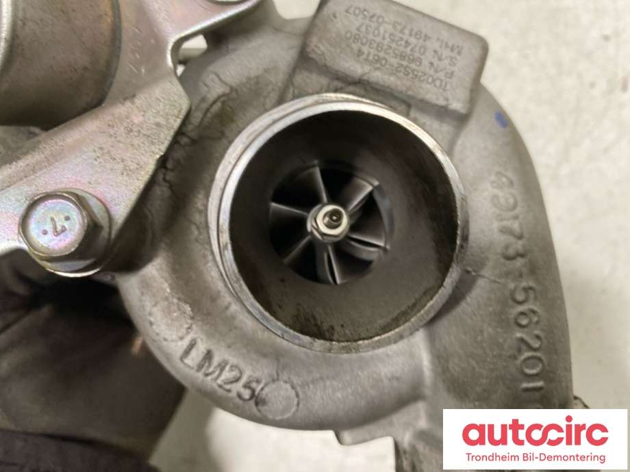 Turbo til Peugeot 207 2006-2012  (9662371080|0375N5|0375Q2|0375Q5| 0375Q3| TD025S2-06T4|49173-07504)