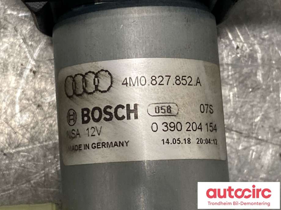 Baklukeåpner motor til Audi Q7 2015-->> (Type II)  (HØYRE|4M0827852C|4M0827852D|)