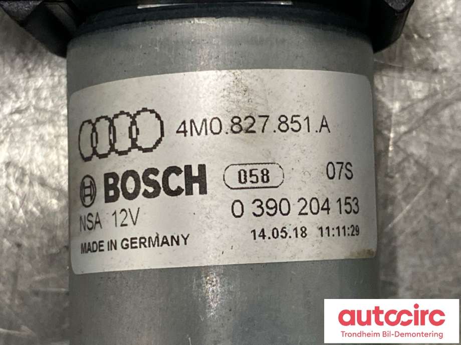 Baklukeåpner motor til Audi Q7 2015-->> (Type II) (VENSTRE|4M0827851C|4M0827851D|)
