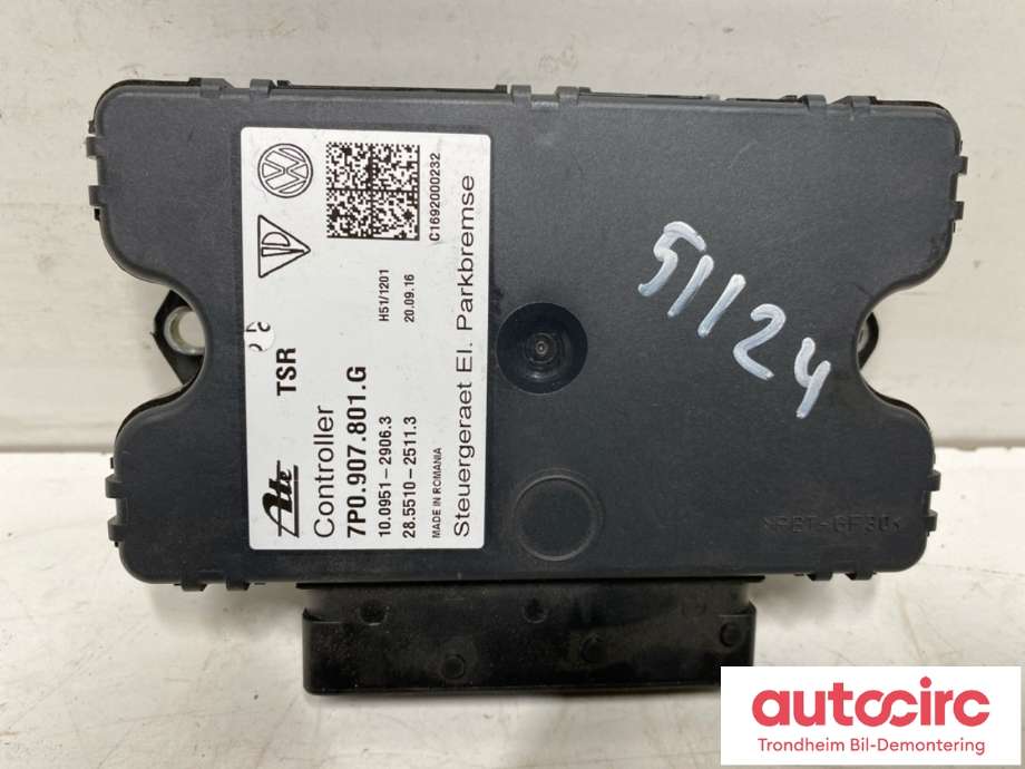 Styreenhet elektrisk parkbrems (EPB - Electric Parking Brake) til Porsche Cayenne 2010-2017 (92A) (92A) (958 618 109 01|7P0 907 801 G|)