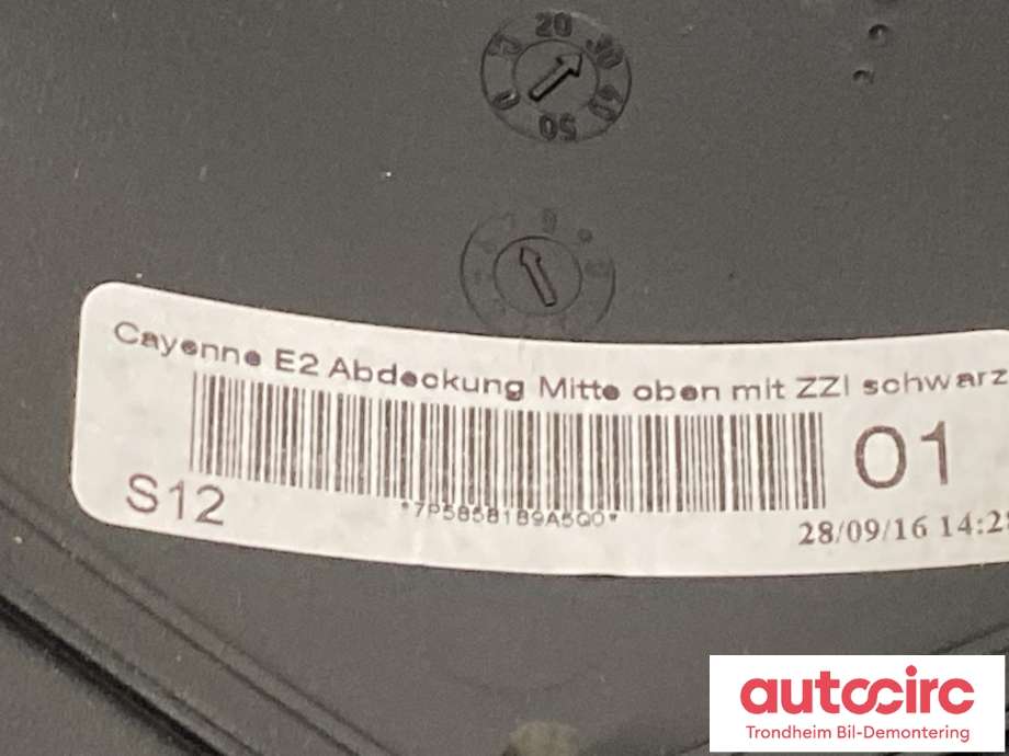 Instrument klokke til Porsche Cayenne 2010-2017 (92A) (92A) (7P5919203L|958 641 501 06|7P5 858 189 A)