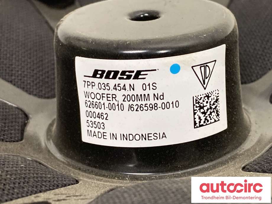 Bilstereo høyttaler til Porsche Cayenne 2010-2017 (92A) (92A) (7PP 035 454 E|)