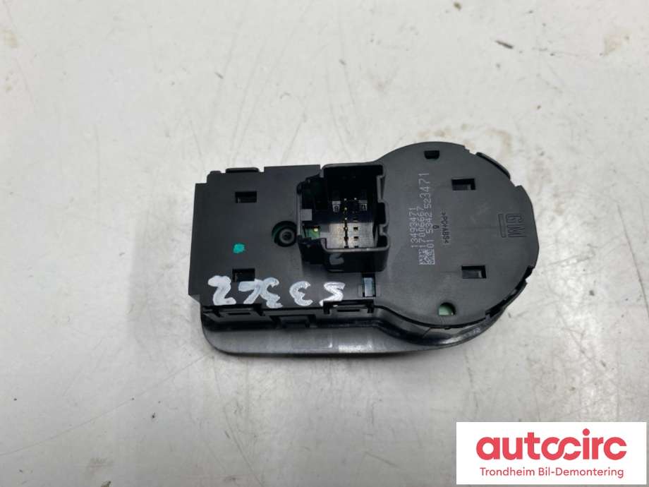 Bryter lys til Opel Astra K 2015-->>  (13493471|39050760|)