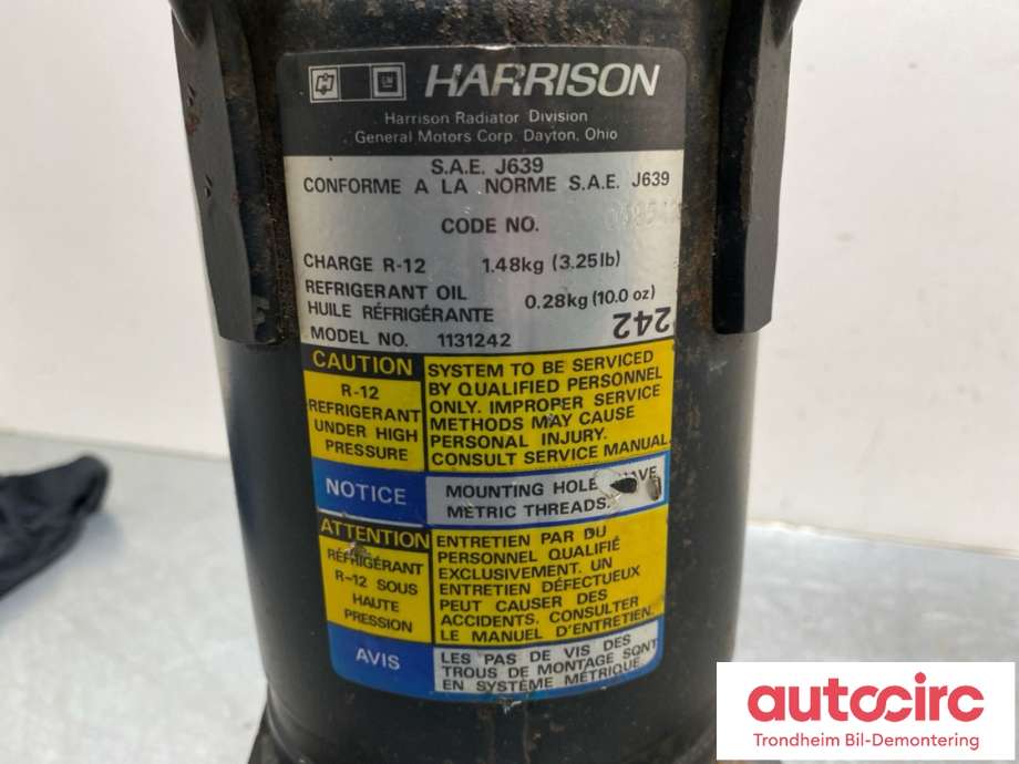 Aircondition kompressor til Øvrige personbiler Rolls-Royce Silver Spirit 1980-1997 (HARRISON|UE43934|1131242|)