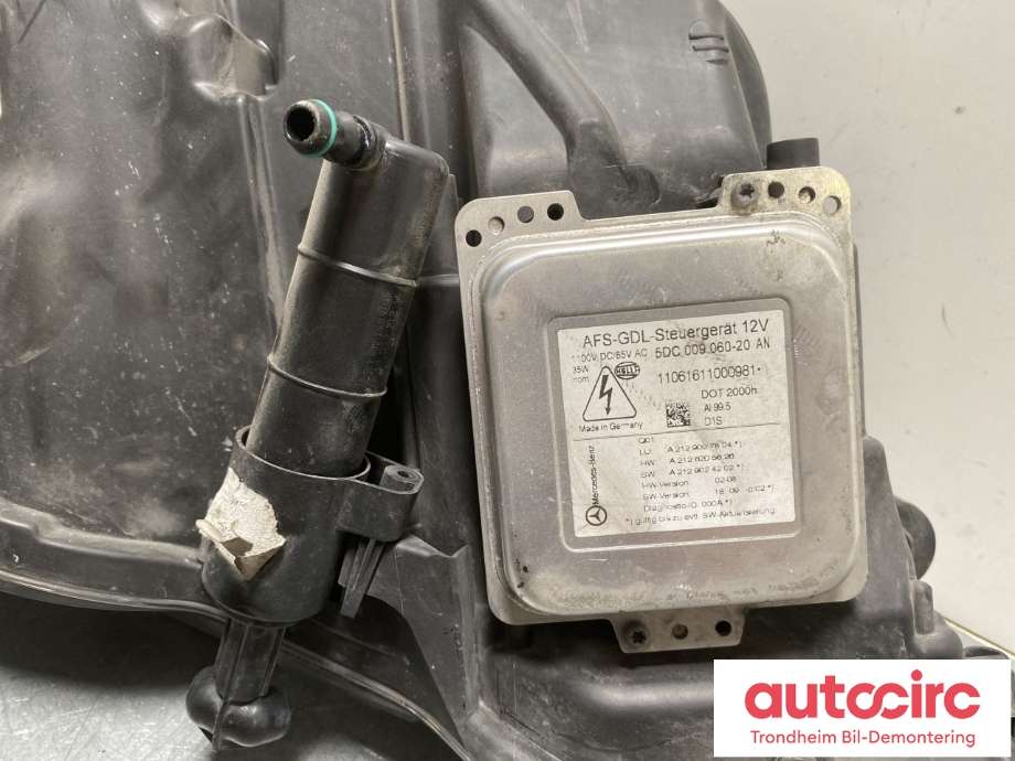 Frontlykt venstre xenon til Mercedes E-Klasse 2009-2013 (Fase 1) (W212) (W212) (A2128204061|A2128202759|A2128200939)