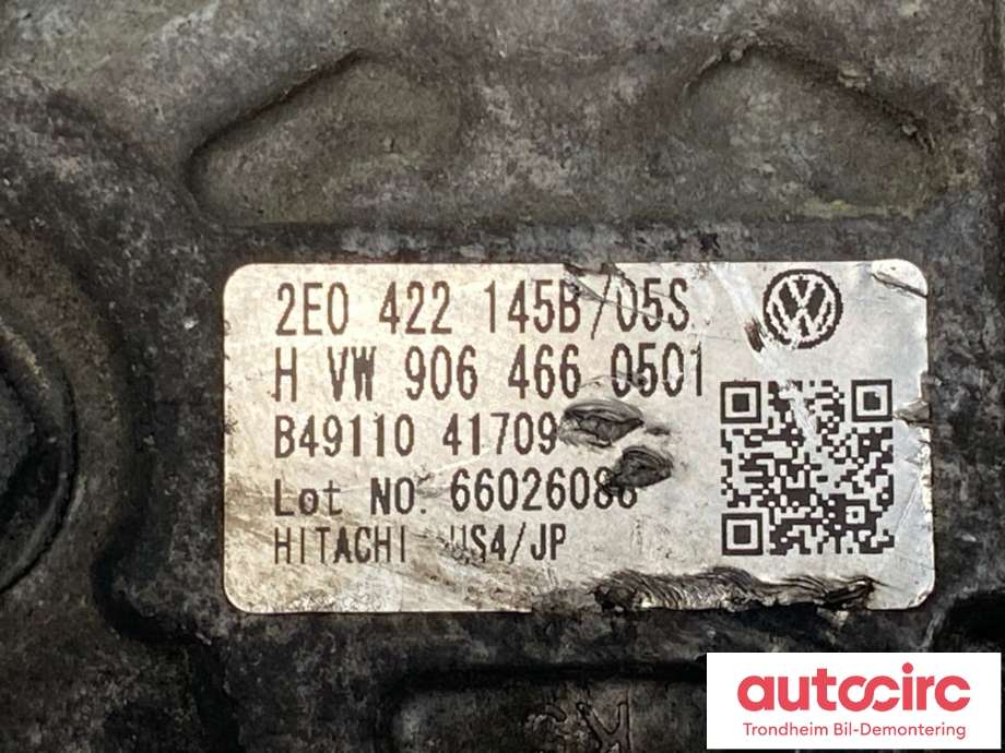 Servo pumpe mekanisk til VW Crafter 2011-2016 (Type I, Fase 2) (2E0 422 145 B|)