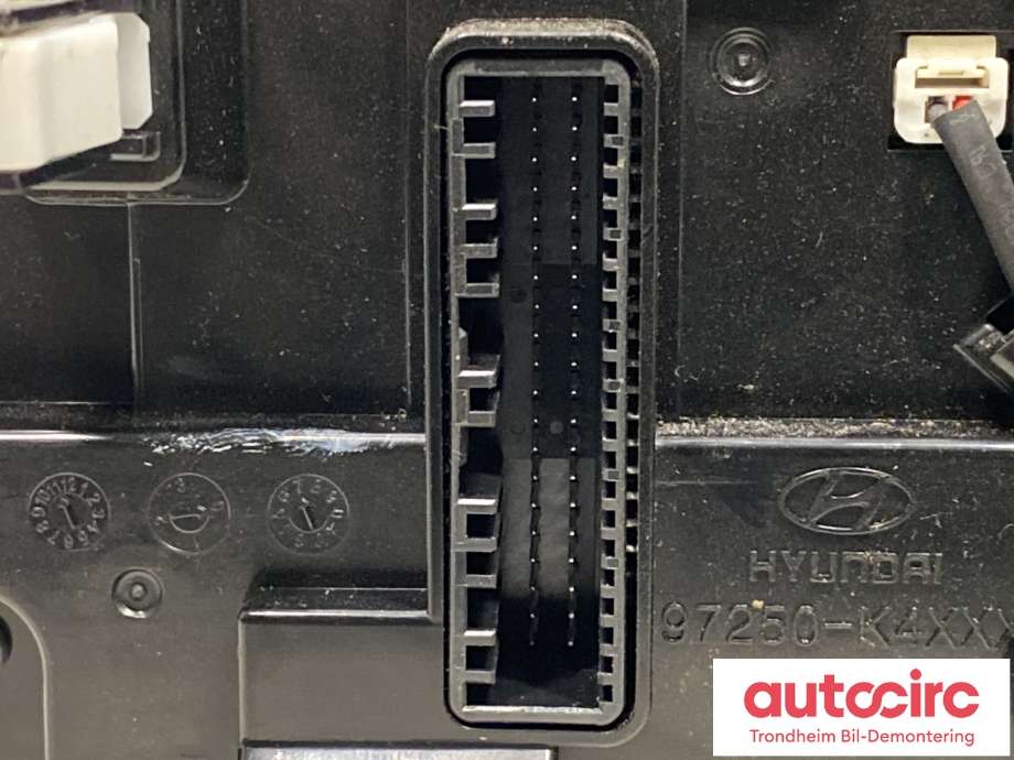 Varmeapparat betjening til Hyundai Kona 2017-2021 (Type I, Fase 1) (97250K4075SPS|)
