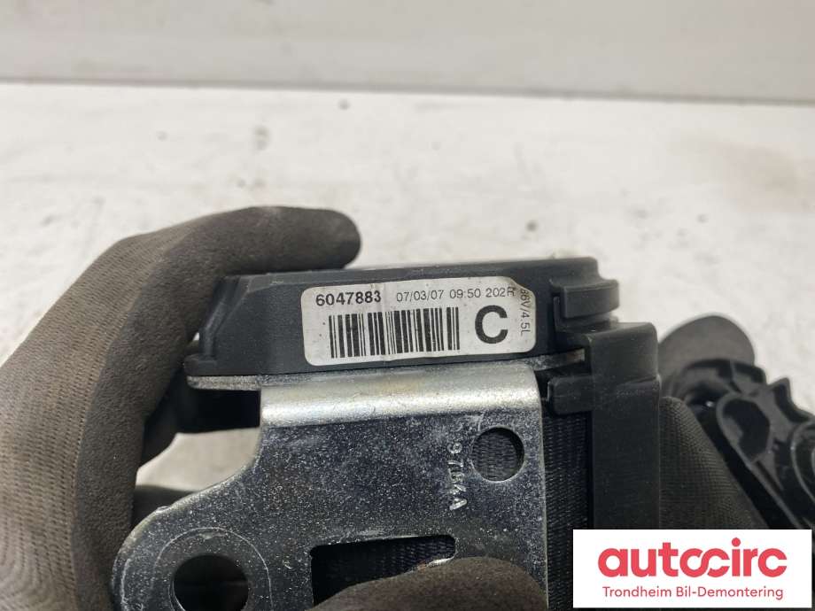 Sikkerhetsbelte bak midtre til VW Touran 2007-2010 (Type I, Fase 2)  (1T0 857 807 C|)
