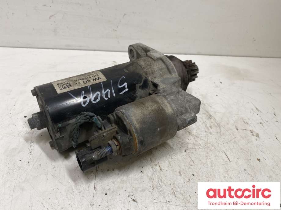 Starter diesel til VW Tiguan 2011-2016 (Type I, Fase 2)  (BOSCH|02M911024C|02M911024CX|)