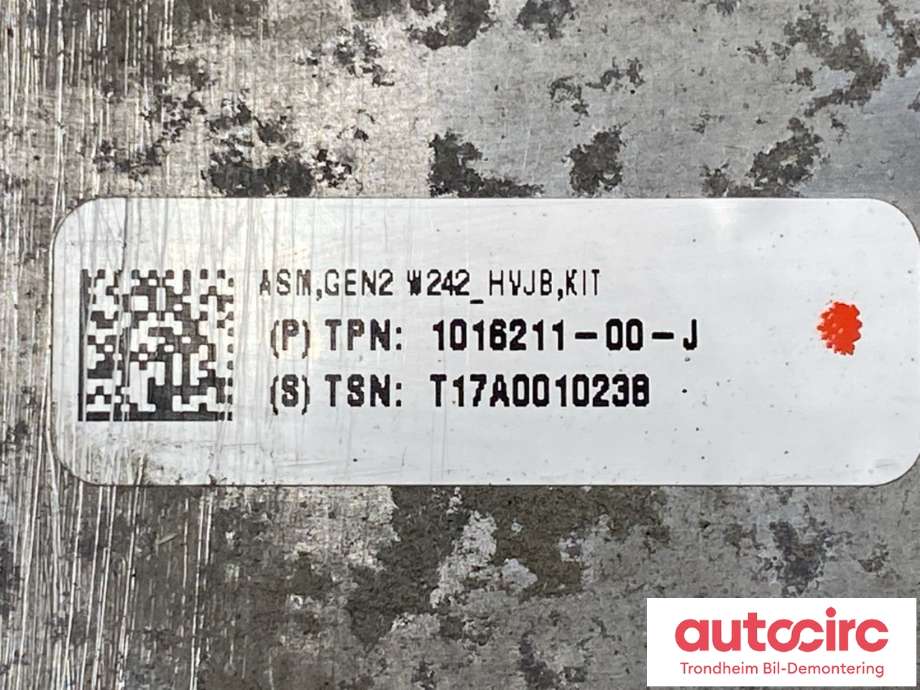 Koblingsboks elbil (HVJB) til Mercedes B-Klasse, electric drive 2014-2018 (W242) (W242) (1016211-00-J|A 242 540 70 01|)