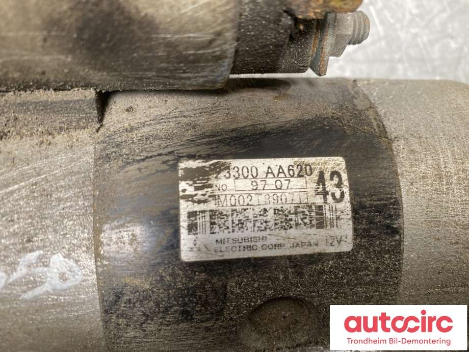 Starter diesel til Subaru Impreza 2008-2012 (Type III)  (23300AA620|)