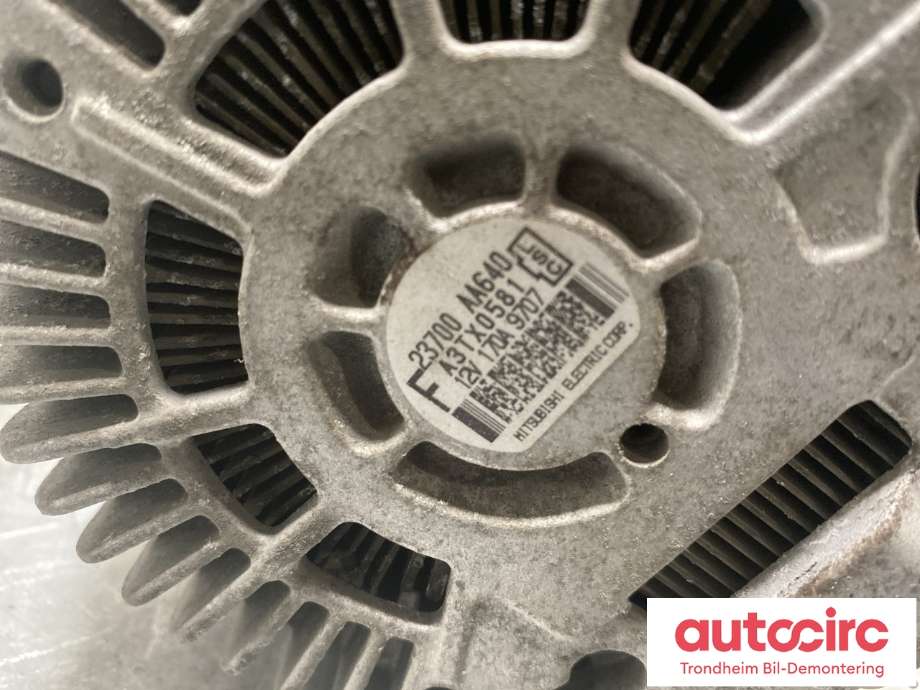 Dynamo diesel til Subaru Impreza 2008-2012 (Type III)  (23700AA640|A3TX0581|)