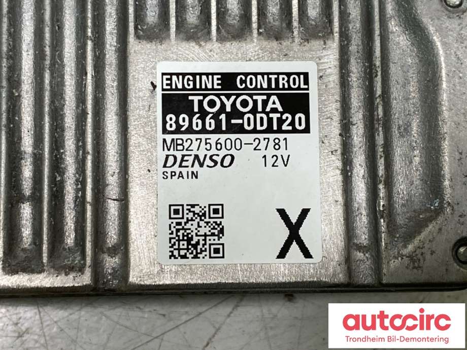 Styreenhet motor til Toyota Yaris 2014-2020 (Type III, Fase 2)  (896610DT20|)