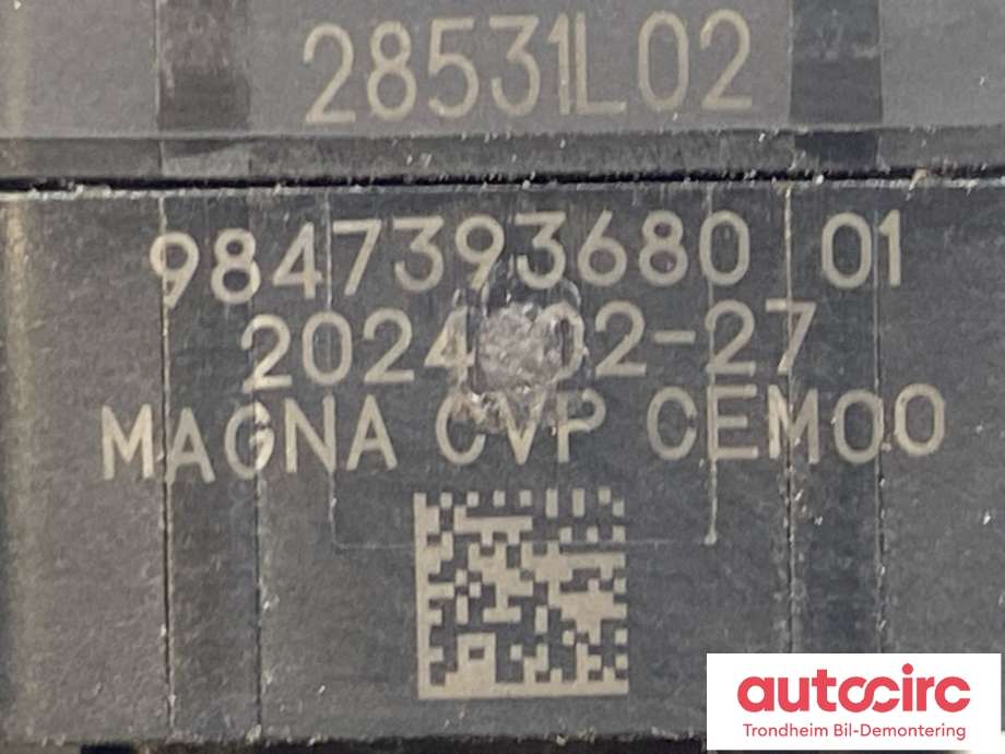 Parkeringskamera foran til Opel Astra L 2022-->>  (MAGNA|98 473 936 80|)