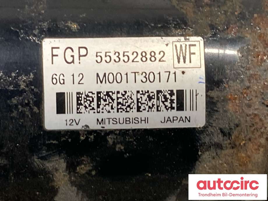Starter diesel til Opel Vectra C 2005-2008 (Type II)  (95520320|)