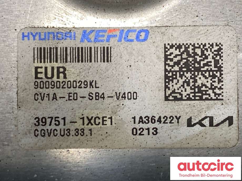 Styreenhet motor til Kia EV6 2021-->>  (397511XCE1|)