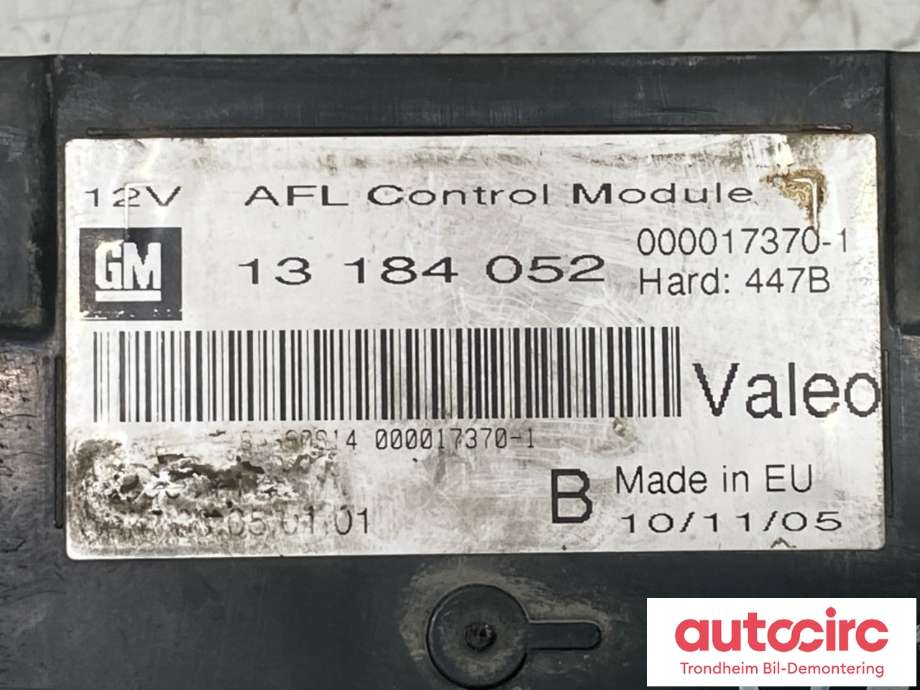 Styreenhet xenon/ballast til Opel Vectra C 2005-2008 (Type II)  (93186544|)