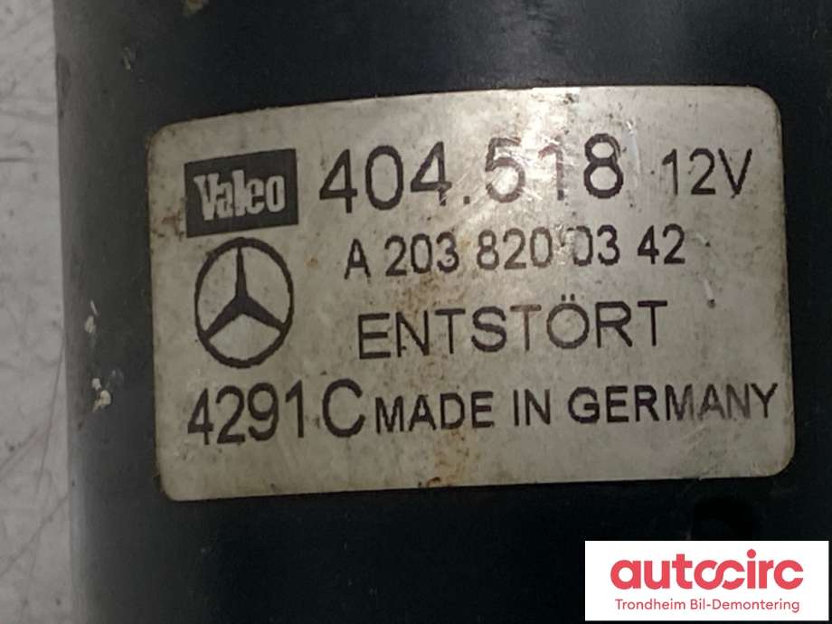 Viskermotor frontrute til Mercedes C-Klasse 2000-2004 (Fase 1) (W203) (W203) (A 203 820 03 42|)