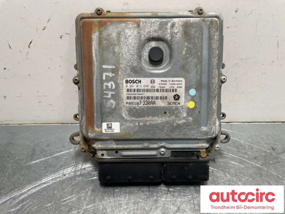 Styreenhet motor til Jeep Commander 2006-2009 (BOSCH|5187330AA|0 281 013 646|P05187330AA)