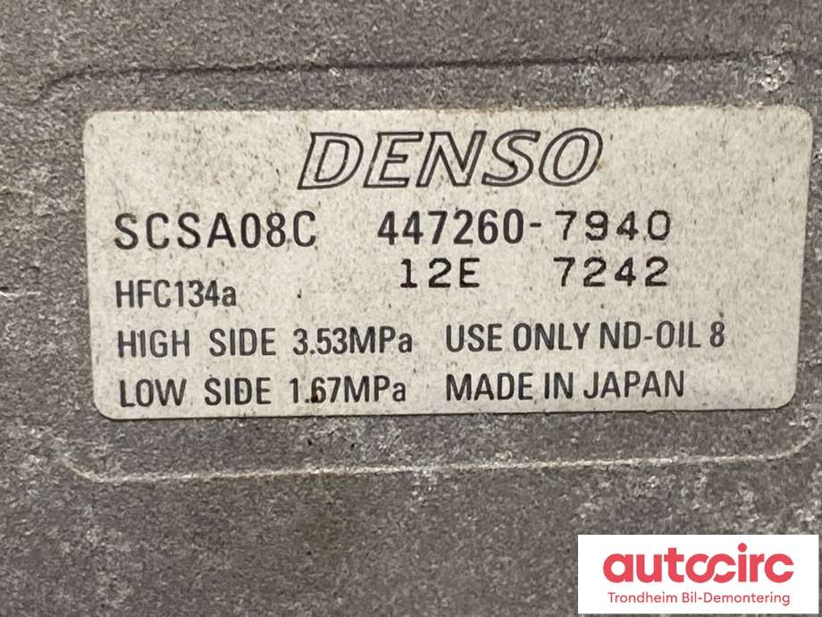Aircondition kompressor til Subaru Legacy 2003-2007 (Type IV, Fase 1)  (73111AG000|)