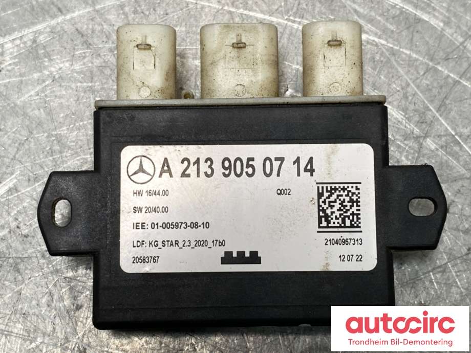 Styreenhet elektrisk bakluke til Mercedes EQA 2021-->> (A2139050714|)