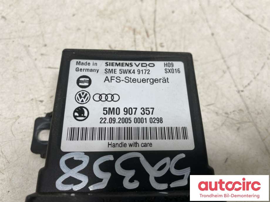 Styreenhet lys (LCM - Light Control Module) til VW Passat 2005-2010 (B6) (B6) (5M0 907 357 C|)