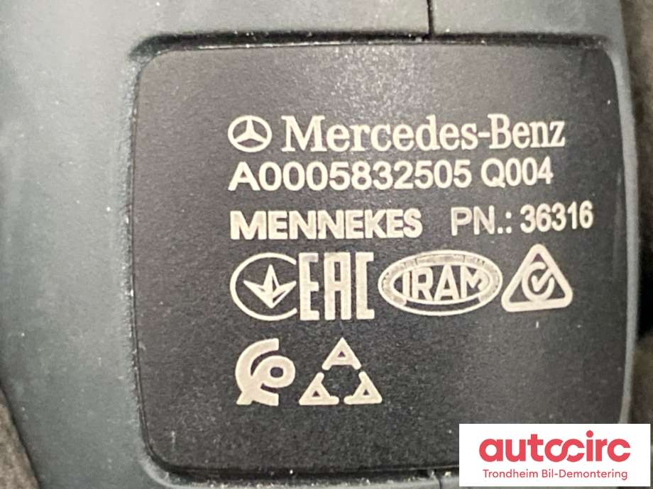 Batterilader kabel til Mercedes EQA 2021-->>  (HURTIGLADER|A0005832505|)
