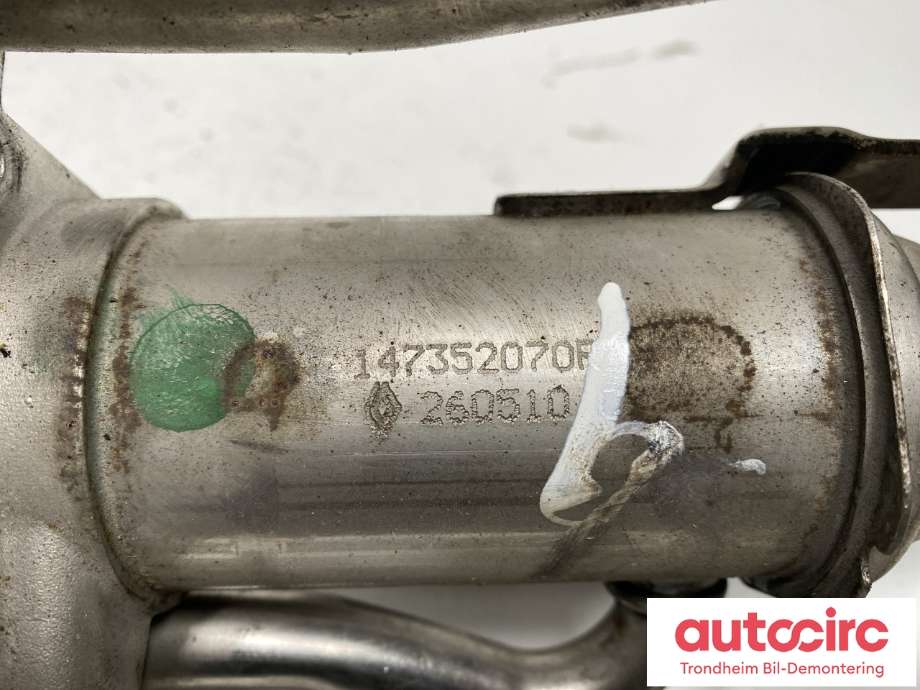 EGR-kjøler til Nissan Qashqai 2010-2014 (Type I, Fase 2) (1473500QAF|)