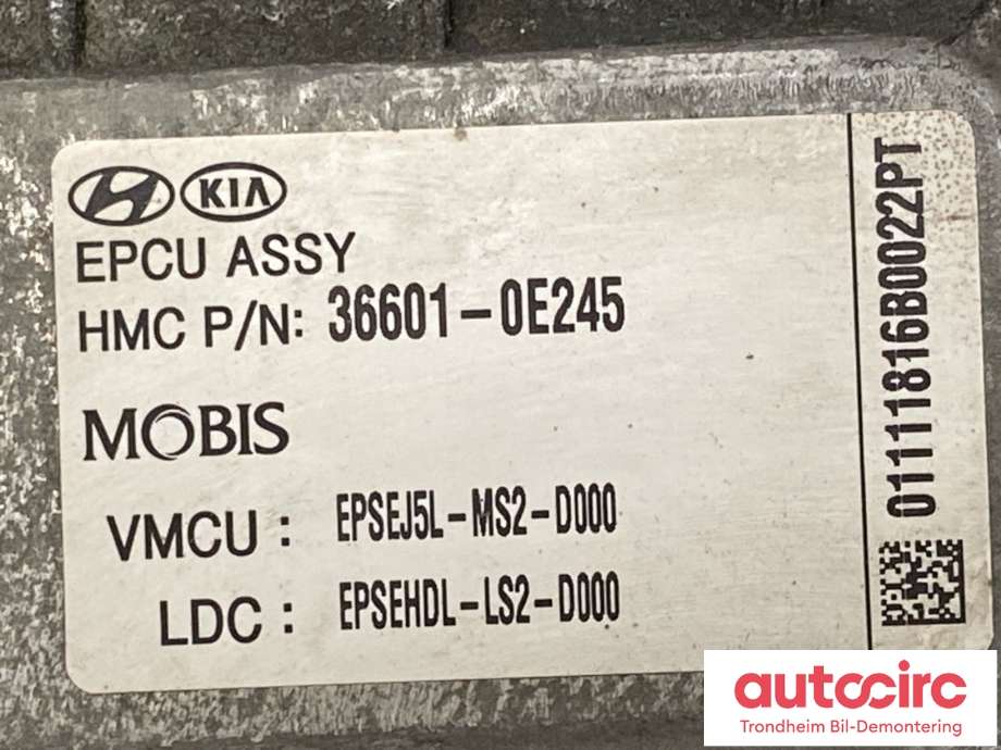 Inverter elbil til Kia Soul 2014-2019 (Type II)  (36601-0E245|)