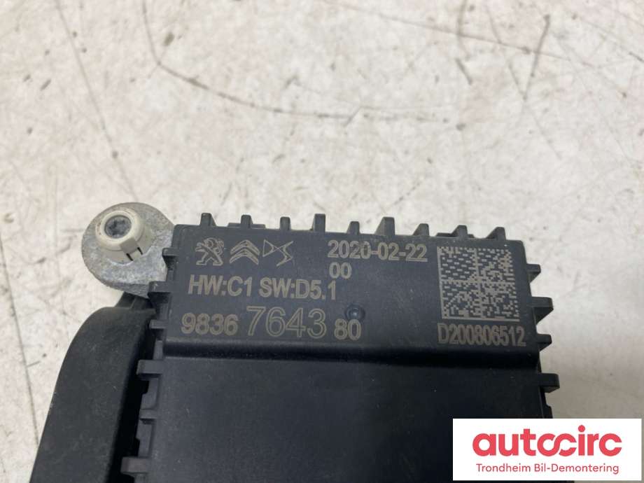 Sensor radar til Peugeot e-208 2019-->>  (16 624 420 80|9836 7643 80|)