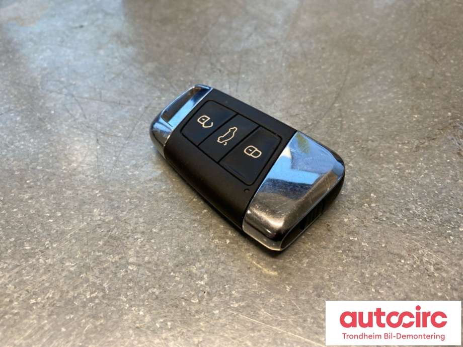 Nøkkel til VW Passat 2015-2019 (Fase 1) (B8) (B8) (3G0 959 752 BC|)
