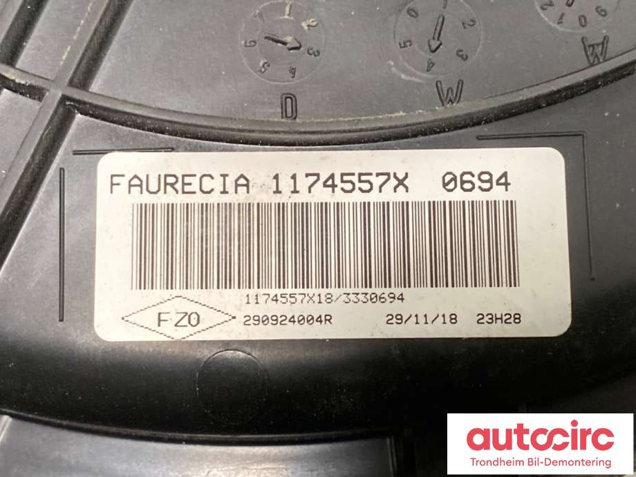 Varmeapparat motor til Renault Zoe 2013-2019 (Fase 1)  (272103334R|)