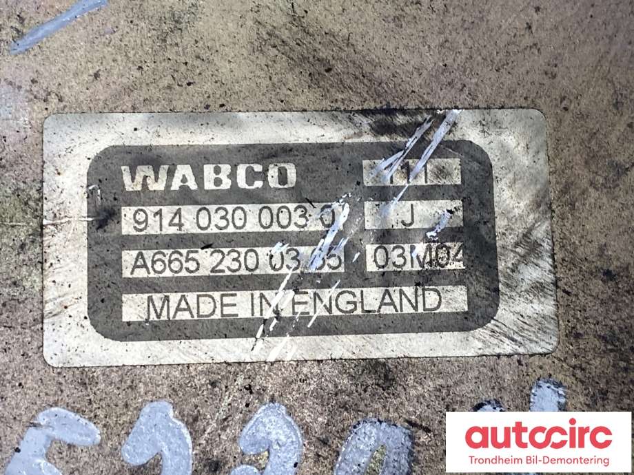 Vakuumpumpe til SsangYong Rexton 2004-2006 (Fase 2) (Y200) (Y200) (WABCO|914 030 0030 J|A665 230 003 65|)