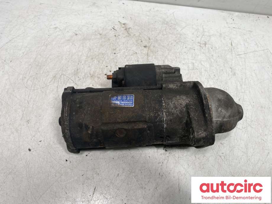 Starter diesel til SsangYong Rexton 2004-2006 (Fase 2) (Y200) (Y200) (VALEO|6611514101|6611513801|)
