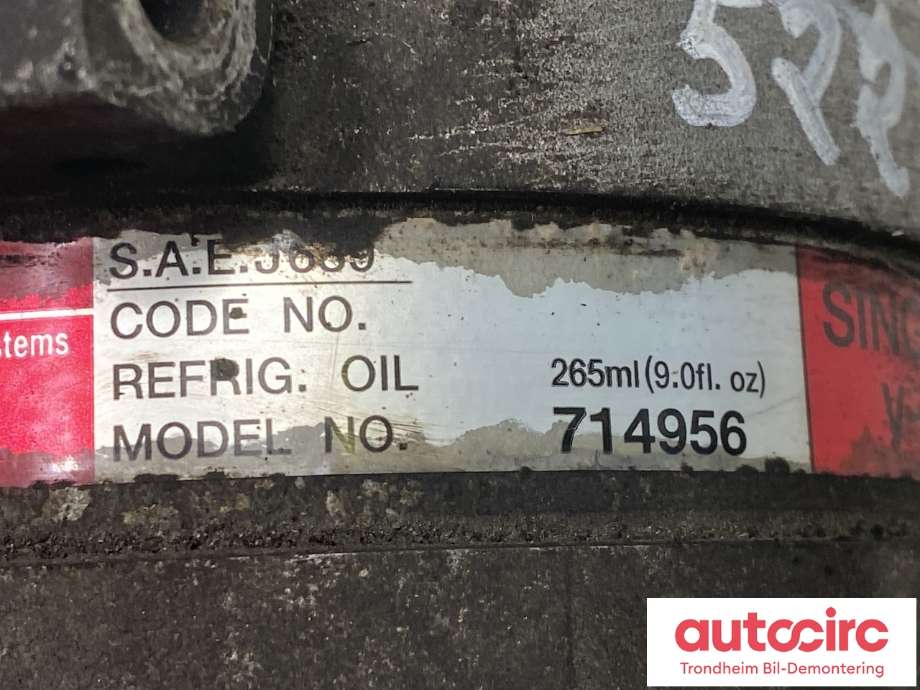 Aircondition kompressor til SsangYong Rexton 2004-2006 (Fase 2) (Y200) (Y200) (DELPHI|661 130 49 15|)