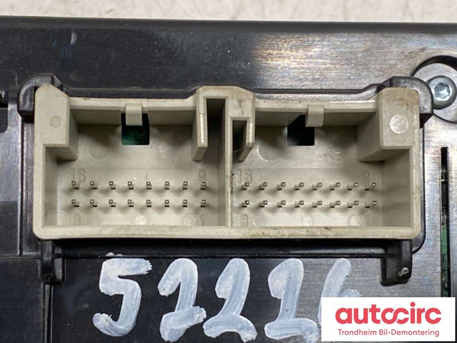 Varmeapparat betjening til VW Passat 2011-2015 (B7) (B7) (3AA 907 044 BD|)