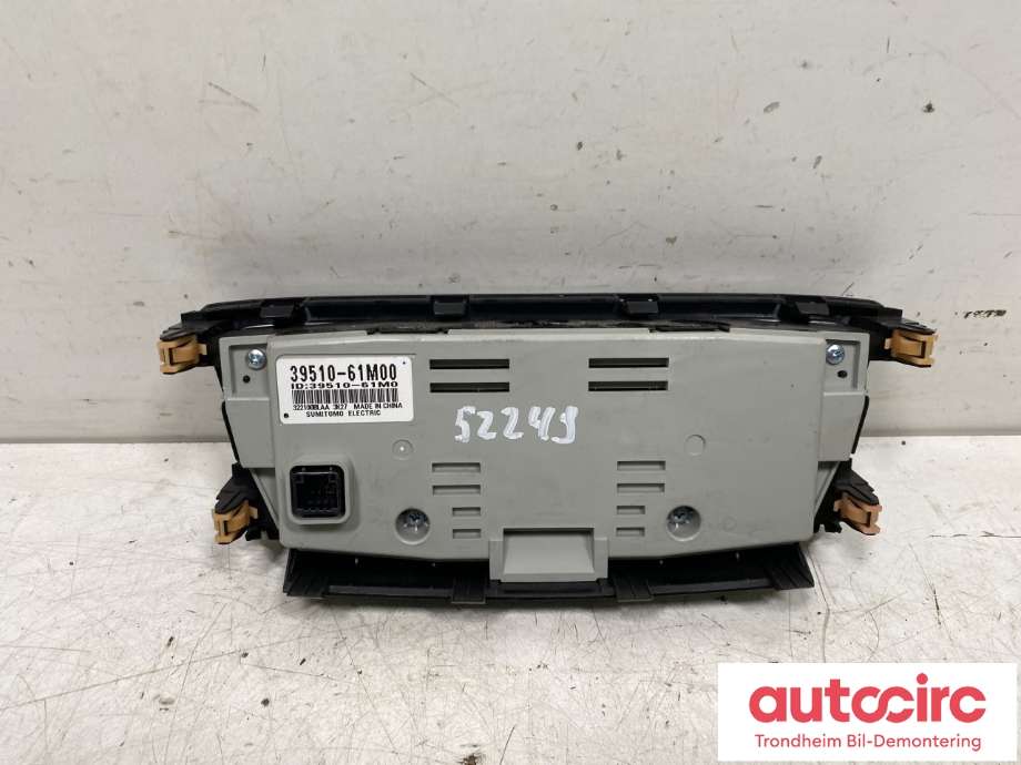 Varmeapparat betjening til Suzuki SX4 S-CROSS 2013-->> (Type II) (SUMITOMO ELECTRIC|3951061M10BKZ|3951061M10|)
