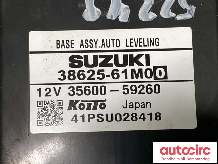 Styreenhet lys (LCM - Light Control Module) til Suzuki SX4 S-CROSS 2013-->> (Type II) (KOITO|3862061M00|38625-61-M00|35600-59260)