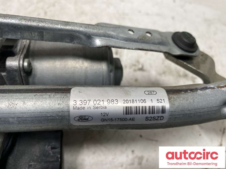 Viskermotor frontrute komplett m/overføring til Ford Ecosport 2016-->>  (2542920|2079506|GN15-17504-AG| GN1517566-AB)